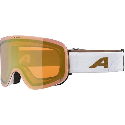 Превью  Маска горнолыжная ALPINA Penken Q White/Gold Matt/Gold (A7294811)